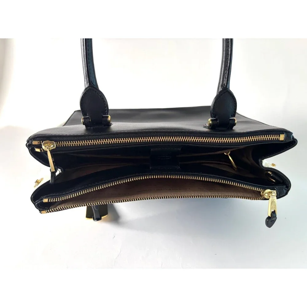 Lauren Ralph Lauren Black and White Tote